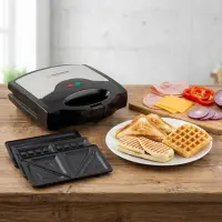 ESPERANZA SANDWICH MAKER 700W WITH REMOVABLE PLATES MUFFULETTA – pilt 6