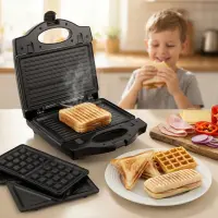 ESPERANZA SANDWICH MAKER 700W WITH REMOVABLE PLATES MUFFULETTA – pilt 7
