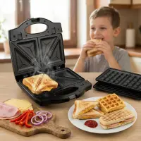 ESPERANZA SANDWICH MAKER 700W WITH REMOVABLE PLATES MUFFULETTA – pilt 11