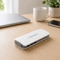 ESPERANZA POWER BANK RADIUM 8000MAH WHITE/GREY – pilt 2