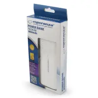 ESPERANZA POWER BANK RADIUM 8000MAH WHITE/GREY – pilt 3