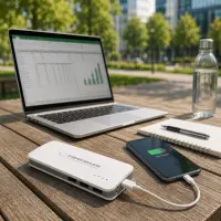 ESPERANZA POWER BANK RADIUM 8000MAH WHITE/GREY – pilt 5