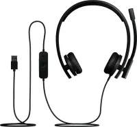 Logitech H570E Kõrvaklapp Juhtmega ühendatud Peavõru Kontor/kõnekeskus USB tüüp A Must – pilt 5