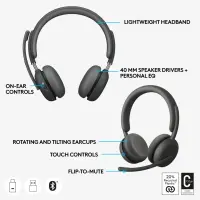 HEADSET ZONE WIRELESS 2/GRAPHITE 981-001152 LOGITECH – pilt 8