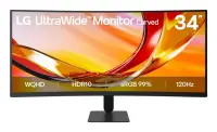 LG 34U601B-B PC lamekuvar 86,4 cm (34") 3440 x 1440 pikslit Dual WQHD LCD Must – pilt 13