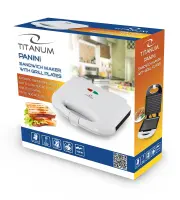 TITANUM SANDWICH MAKER 700W PANINI – pilt 5