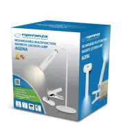 ESPERANZA LED DESK LAMP 3IN1 AGENA WHITE
