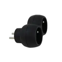 ESPERANZA ELEC. SOCKET SPLITTER 2 SOCKET BLACK