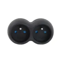 ESPERANZA ELEC. SOCKET SPLITTER 2 SOCKET BLACK