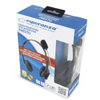 ESPERANZA STEREO HEADPHONES WITH MICROPHONE PRESTO – pilt 2