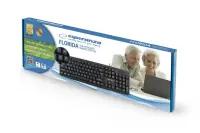 ESPERANZA WIRED BIG LETTERS USB KEYBOARD FLORIDA – pilt 5