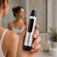 ESPERANZA NOSE AND EAR HAIR TRIMMER SPIKE SILVER – pilt 7
