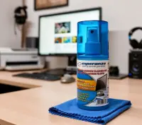 ESPERANZA LCD/TFT CLEANING GEL WITH MICROFIBER CLOTH