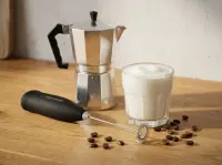 ESPERANZA MINI MILK FROTHER LATTE BLACK – pilt 5