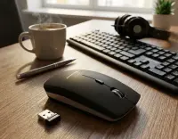 ESPERANZA WIRELESS 2.4GHZ OPTICAL MOUSE 4D USB SATURN BLACK – pilt 7