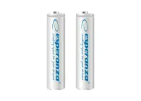 ESPERANZA RECHARGEABLE BATTERIES Ni-MH AAA 1000MAH 2PCS. WHITE