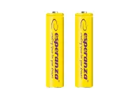 ESPERANZA RECHARGEABLE BATTERIES Ni-MH AAA 1000MAH 2PCS. YELLOW