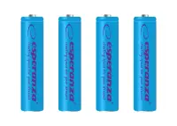 ESPERANZA RECHARGEABLE BATTERIES Ni-MH AAA 1000MAH 4PCS. BLUE