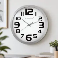 ESPERANZA WALL CLOCK ZURICH WHITE
