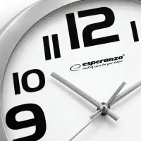 ESPERANZA WALL CLOCK ZURICH WHITE – pilt 4