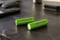 ESPERANZA RECHARGEABLE BATTERIES Ni-MH AA 2000MAH 2PCS. GREEN – pilt 2