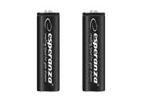 ESPERANZA RECHARGEABLE HIGH CAPACITY BATTERIES Ni-MH AA 2600MAH 2PCS.
