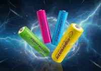 ESPERANZA RECHARGEABLE BATTERIES Ni-MH AA 2000MAH 4PCS. MIX OF COLORS
