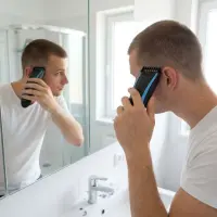 ESPERANZA HAIR CLIPPER APOLLO BLACK/BLUE – pilt 10
