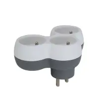 ESPERANZA ELEC. SOCKET SPLITTER 3 SOCKET WHITE/GREY – pilt 6