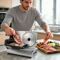 ESPERANZA ELECTRIC FOOD SLICER MORTADELLA 150W – pilt 7