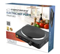 ESPERANZA ELECTRIC HOT PLATE PINATUBO BLACK 1500W