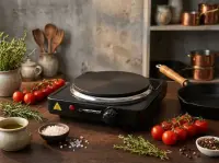 ESPERANZA ELECTRIC HOT PLATE PINATUBO BLACK 1500W – pilt 6
