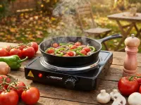 ESPERANZA ELECTRIC HOT PLATE PINATUBO BLACK 1500W – pilt 7