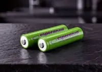 ESPERANZA RECHARGEABLE BATTERIES Ni-MH AAA 1000MAH 2PCS. GREEN