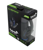 ESPERANZA STEREO HEADPHONES WITH MICROPHONE FOR GAMERS RAVEN BLUE – pilt 3