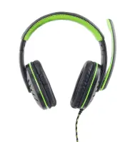 ESPERANZA HEADPHONES FOR GAMERS WITH MICROPHONE CROW GREEN