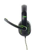 ESPERANZA HEADPHONES FOR GAMERS WITH MICROPHONE CROW GREEN – pilt 4