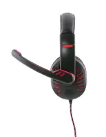 ESPERANZA HEADPHONES FOR GAMERS WITH MICROPHONE CROW RED