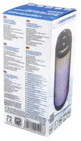 ESPERANZA BLUETOOTH SPEAKER WITH BUILT-IN FM RADIO AND LED LIGHT FADO – pilt 4