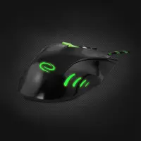 ESPERANZA WIRED MOUSE FOR GAMERS 7D OPT. USB MX401 HAWK BLACK-GREEN – pilt 2