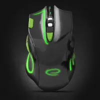 ESPERANZA WIRED MOUSE FOR GAMERS 7D OPT. USB MX401 HAWK BLACK-GREEN – pilt 6