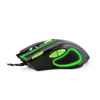 ESPERANZA WIRED MOUSE FOR GAMERS 7D OPT. USB MX401 HAWK BLACK-GREEN – pilt 7