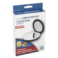 ESPERANZA POWER BANK 3000MAH MIRROR BLACK – pilt 4