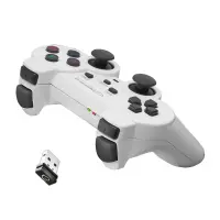 ESPERANZA WIRELESS GAMEPAD 2.4GHZ PS3/PC USB GLADIATOR WHITE/BLACK – pilt 3