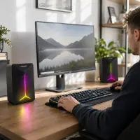 ESPERANZA USB SPEAKERS 2.0 LED RAINBOW FREVO