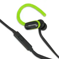 ESPERANZA EARPHONES WITH MICROPHONE EH197KG BLACK/GREEN – pilt 2
