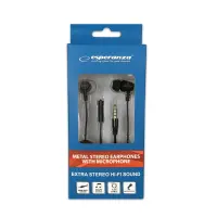 ESPERANZA METAL EAPRHONES WITH MICROPHONE EH205K – pilt 3