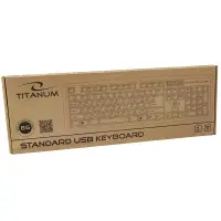 TITANUM WIRED STANDARD USB KEYBOARD BG – pilt 2