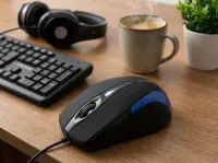 ESPERANZA SIRIUS 3D WIRED OPTICAL MOUSE USB BLACK/BLUE