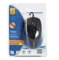 ESPERANZA SIRIUS 3D WIRED OPTICAL MOUSE USB BLACK/BLUE – pilt 3
